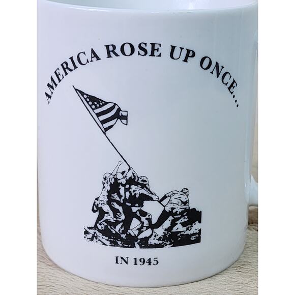 America Will Rise Up Once More Coffee Mug Tea Cup Commemorating Sept 11 2001 - Picture 8 of 14